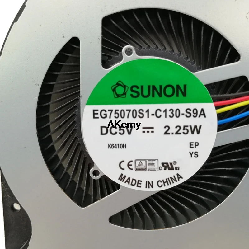 Вентилятор процессора для Asus N552 N552V N552VX N552VW N552VM Вентилятор охлаждения процессора EG75070S1-C130-S9A