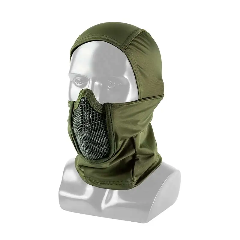 Online OneTigris Tactical Ninja Style Full Face Mask Balaclava Mesh Mask Protective Mask for Airsoft Paintball Tested at 800FPS