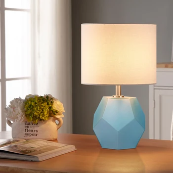 

Nordic LED Rhombic Glass Reading Table Lights Modern Desk Decoration Lamps for Living Room Study Bedroom Bedside Luminaires