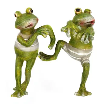 

4PCS Garden Flower Pot Decor Resin Frog Pot Huggers Decorative Crawl Frog Figurines Potting Ornaments For Office Garden Desk