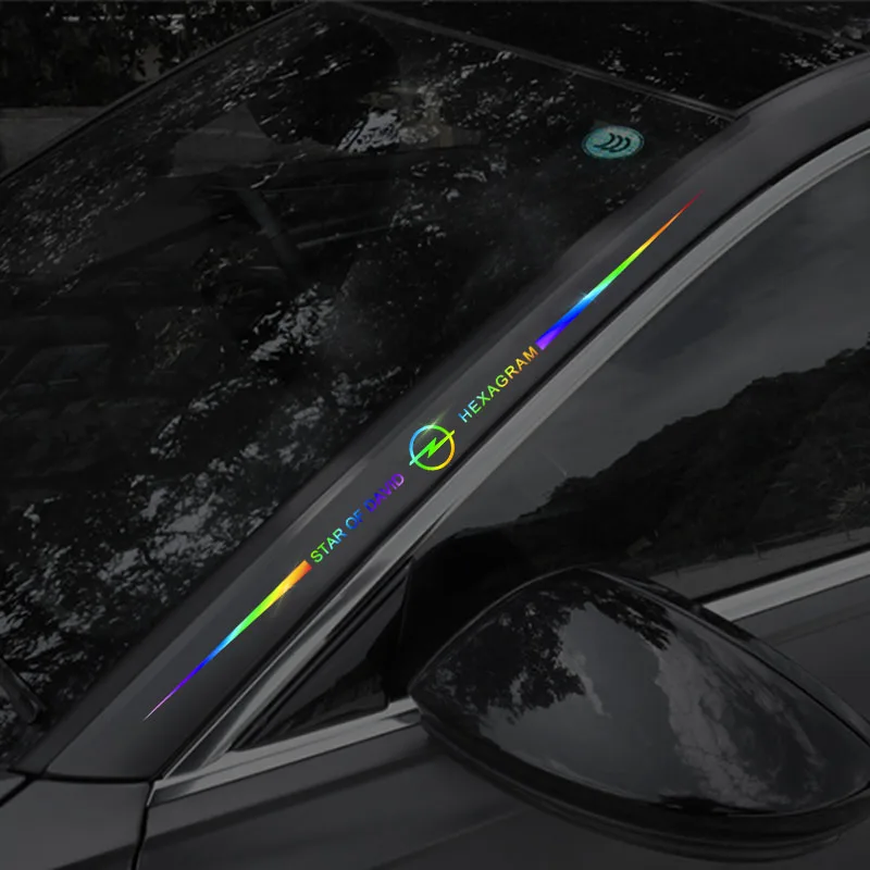 1pcs Laser Car Sticker Window Body Badge Decal For Mercedes Benz AMG GLC CLK CLA W203 W211 W204 W210 W124 W212 Car Accessories