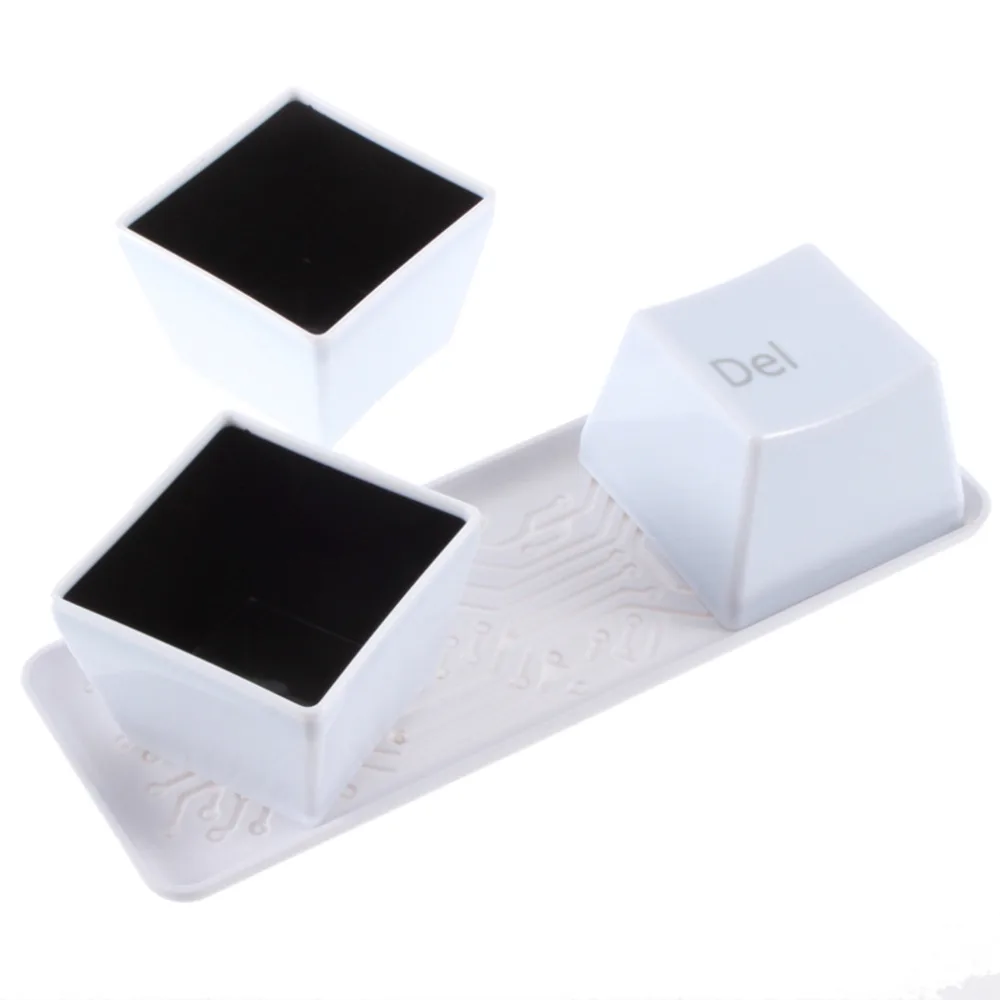 3 Stks/комплект модный Ctrl Alt Del Keyboard Key кофейная чайная чашка клавиатура дизайн чайный поднос для посуды набор Ctrl Alt Del Delet ключ еда чашка