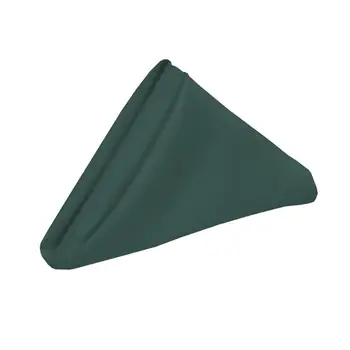

45cm×45cm Hunter green Polyester Plain Table Napkins For Wedding Hotel Home Decor