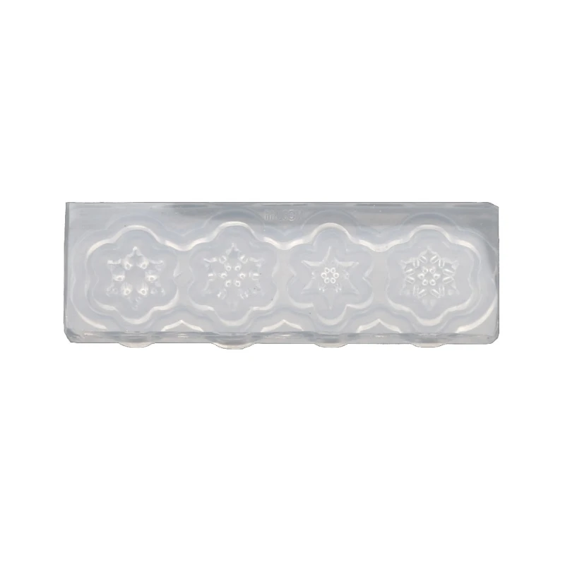 

Handmade Mini Size 3D Carving Snowflake Nail Art Silicone Mold Small Snowflake Resin Casting Jewelry Mold Art Craft Tool