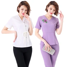 Женская медицинская форма, набор скрабов для медсестры, униформа для салона красоты, клиника, аптека, форма для домашних животных, одежда для спа horeca