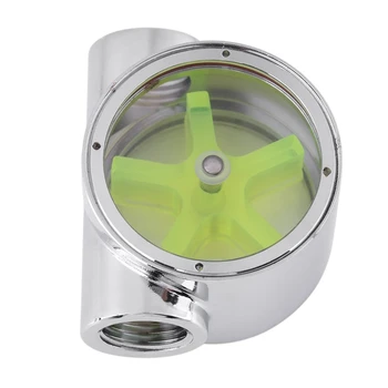 

2 Way Computer Water Cooling Flow Indicator Meter G1/4 inch Standard Threaded