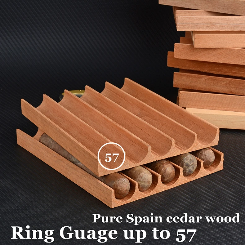 5 fingers Spain cedar wood tray  for cigars 5L  (4)