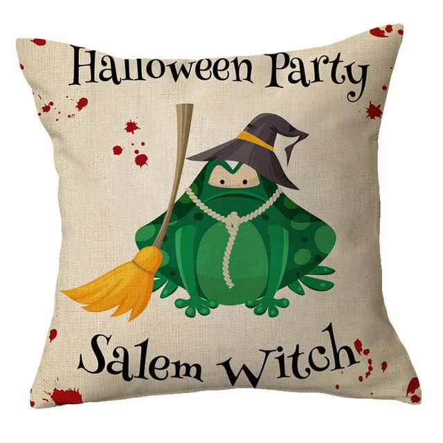 Christmas Pillowcase Cushion Covers 45x45cm Sofa Decoration Gift Letter Print Linen Pillow Cover For Home Xmas Ornament 2021 7