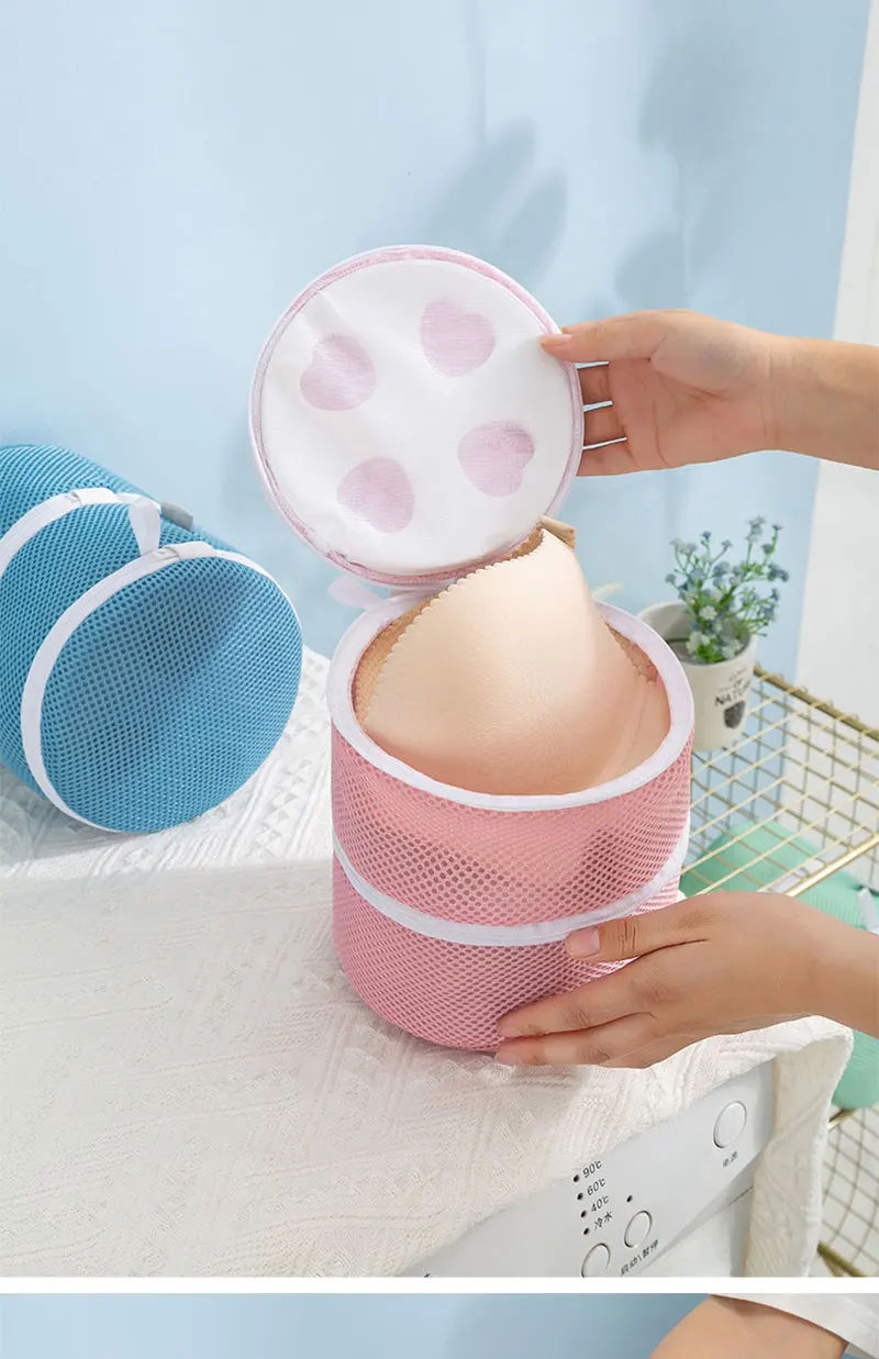 Double-Layer Bra Laundry Bag Underwear Storage Bag Polyester Mesh Laundry Bag Underwear Bra Laundry Basket