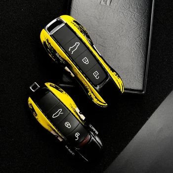 

Car key cover for Porsche 911 971 9YA 718 for Panamera Cayenne Macan Cayman Boxster for Porsche key case cover key case shell