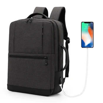 

2020 Travel Men Backpack USB Charging 15.6 inch Laptop Backpacks Large Capacity Multifunction Male Mochila Anti-thief Waterproof