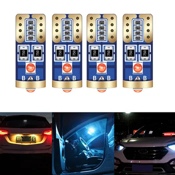 

4pc Canbus T10 W5W LED Bulb 168 Car Trunk Dome License Plate Light Fit for Toyota Corolla Avensis Yaris Rav4 Prius Camry Celica