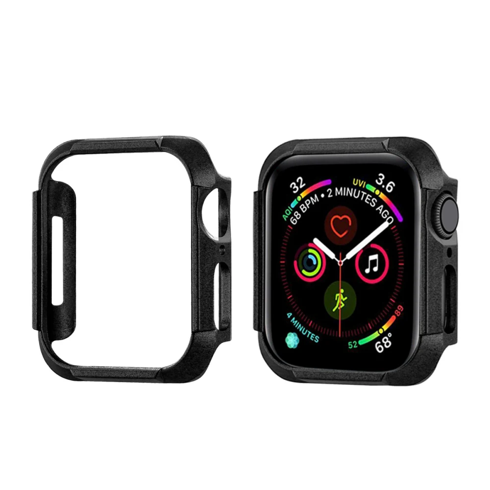 Чехол для часов iWatch Series 5 4, жесткий защитный чехол для Apple Watch 44 мм, 40 мм, 44 мм, защитный чехол-бампер