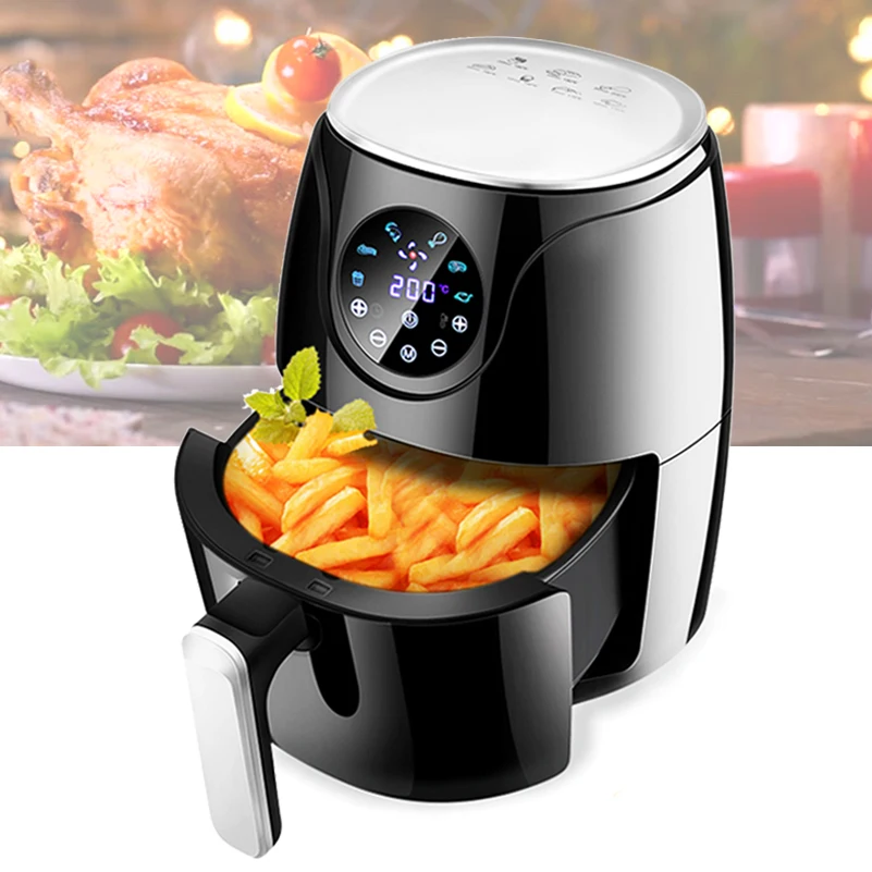  Fast Delivery 2019 1000W Power Air Fryer Digital LED Touch Screen Timer Temperature Control Kitchen - 4000093104641