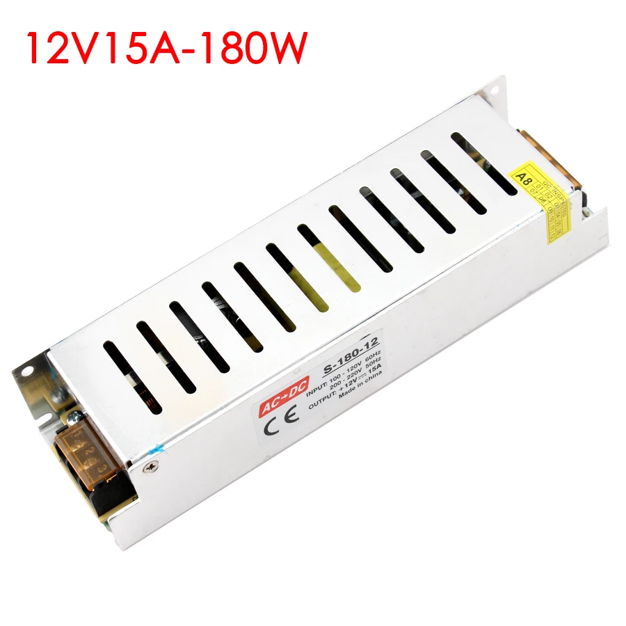 Трансформаторы освещения 220 в 12 В 24 в источник питания 12 В светодиодный источник драйвера 24 В 3A 5A 10A 20A адаптер питания трансформатор драйвер