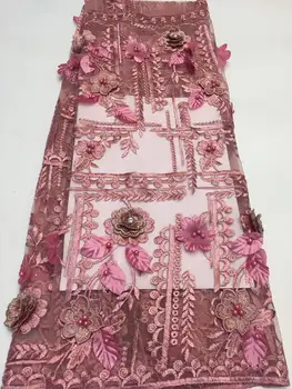 

red african lace fabrics 5yard blue guipure lace fabric 2019 high quality african cord lace fabric for wedding dresses