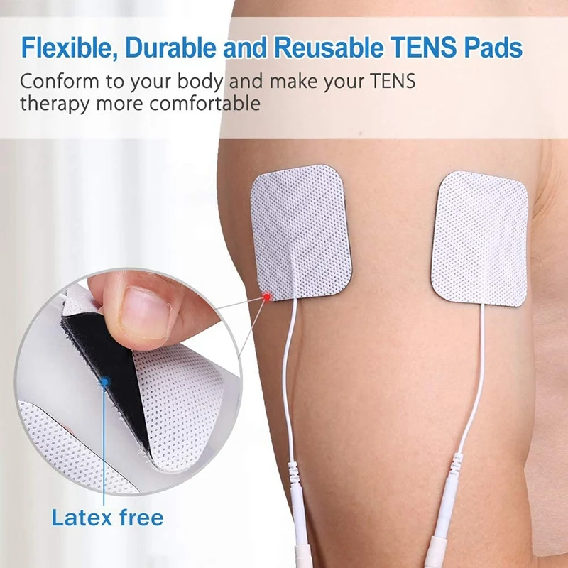 Comfytemp Official TENS Unit Replacement Pads, 4 Pack Wireless TENS Pads,  5.1 x 2.4 Reusable Self Adhesive Electrodes with Premium Quality,  Non-Irritating Design for Muscle Stimulator Electrotherapy - Yahoo Shopping