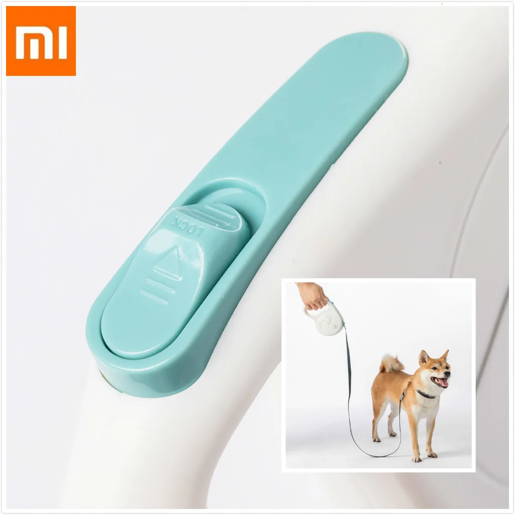 Xiaomi Pet Телескопический тяговый трос гибкий замок безопасности автоматический разматывающийся прочный Xiomi трек веревка для домашних животных 5 м