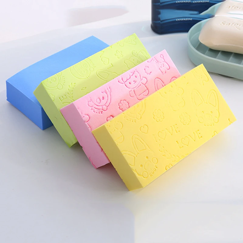 Губка для ванны и душа мягкая губка очистки тела спа отшелушивающая морская