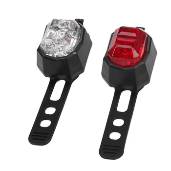 

3 Modes Bicycle Light Rechargeable LED 2 Lasers Mountain Bike Taillight Night Safety Warning Bicycle Rear Light Bike Accessories
