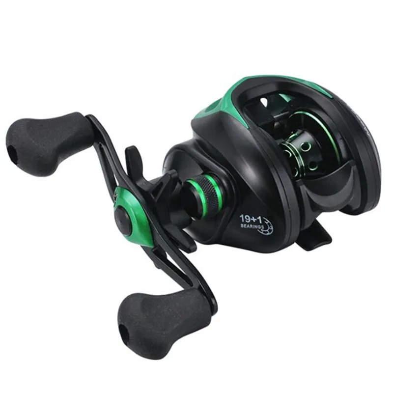 

19+1BB High Speed 9.1:1 Gear Ratio Fishing Bait Casting Reel Braking Force 8KG/18LB with Right Left Hand Optional