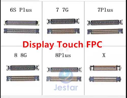 10 шт./лот ЖК-дисплей сенсорный разъем FPC для iphone 6S 6SP 7/8/7P /8P X /XS/XSMAX XR 11 11PRO/MAX на