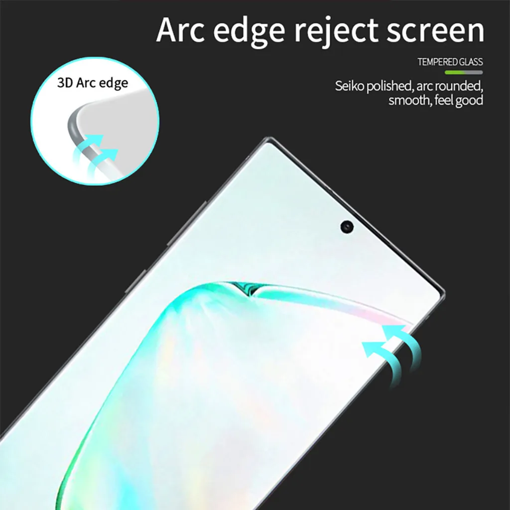 4 шт протектор экрана телефона для samsung Galaxy Note 10 10+ Закаленное стекло Защитная пленка экрана для samsung Galaxy Note 10# Y4