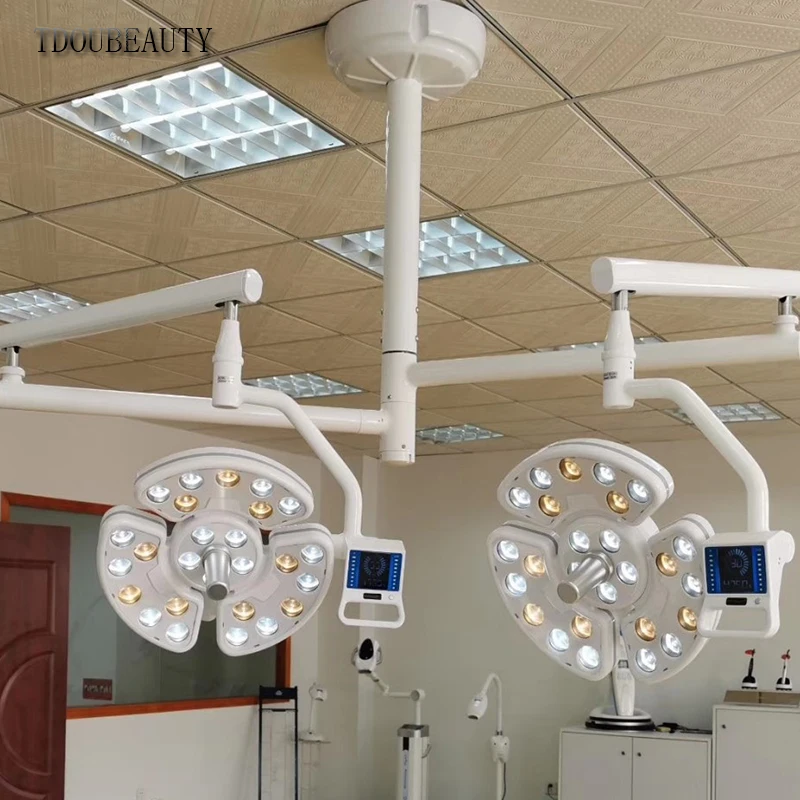 Double-headed TDOUBEAUTY стоматологический теневой светильник сенсорный светодиодный светильник ing Стоматологический светильник Pet хирургический светильник индукционный светильник Стоматологический светильник для кресла светильник для татуировки - Цвет: Double-headed