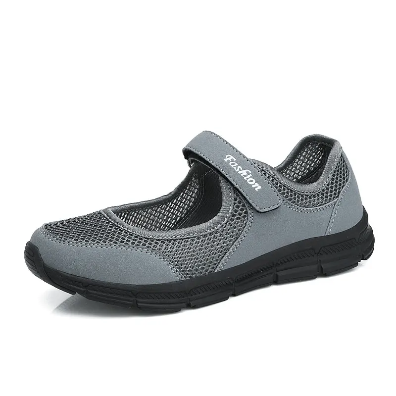 766Dark gray Г.; nuevas zapatillas de deporte de moda para mujer; zapatos casuales; zapatos de verano de malla para mujer; zapatillas transp - Цвет: 766Dark gray