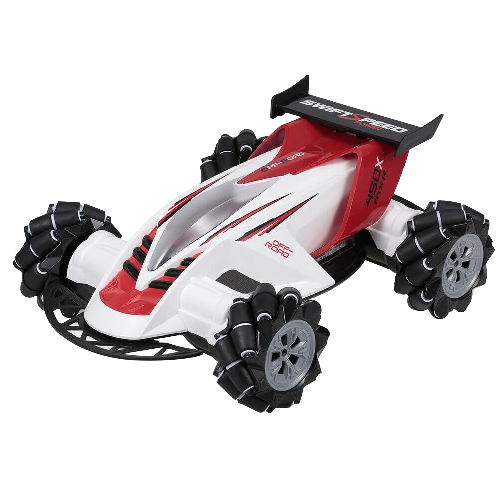 

Z108 360 Degree Spinning Mecanum Omni Wheel Off Road 2.4G Drift Gift Stunt RC Car High Speed Kids Remote Control USB Charging