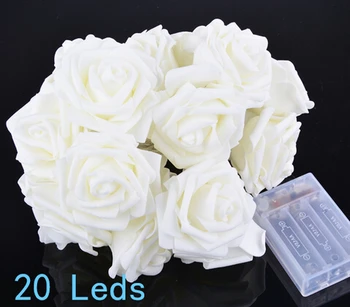 

20Leds LED Garland String Lights Lamp Decoration Christmas Wedding Party Outdoor Yard Garden Luces Cherry Solare