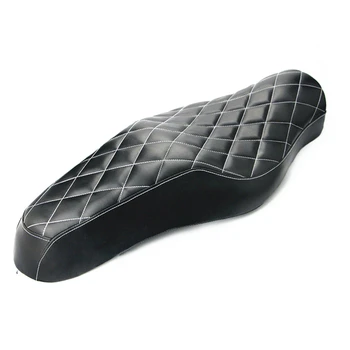 

Motorcycle Black Two Up Driver Passenger Seat Cushion Saddle For Harley Forty Eight XL1200X Sportster XL883N XR1200 XL883L