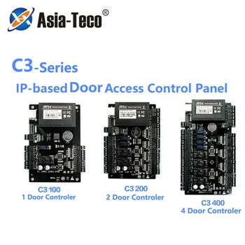 

ZK C3-100/200/400 TCP IP Wiegand 26 Door Access Control Panel Board for security solutions access control System 30000Users