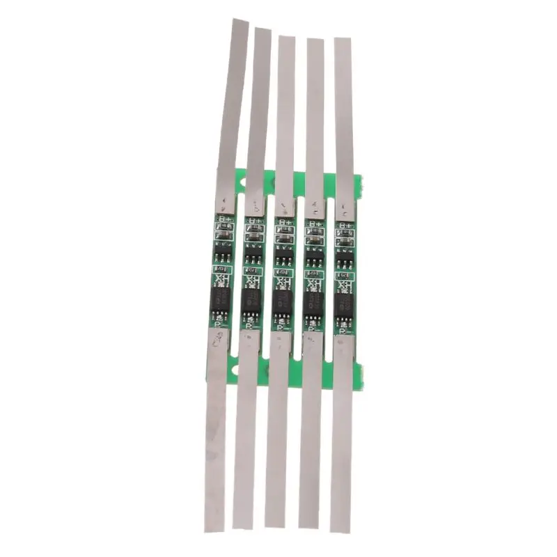 3.7V 3A Protection Board 10pcs/set For 1S 18650 Lithium Battery Over Protective Plat with Solder Belt lithium battery protection board