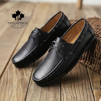 

Boat Shoes For Men New Fashion Moccasins Men Shoes Man Comfy Slip-On Design Breathable Men Casual Shoes Male Brand Loafers