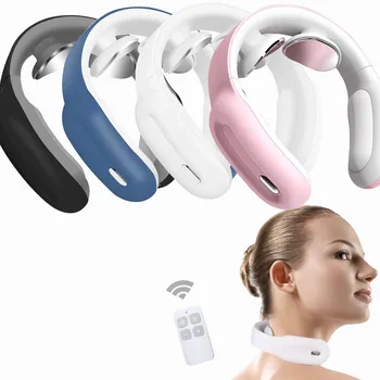 

Intelligent Electric Neck and Shoulder Massager,Neck Relax muscles Massager with Heat Cordless Smart pulse Massage Pain Relief