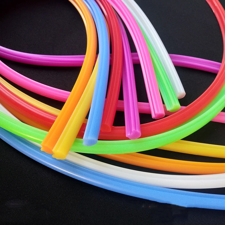 Description Picture 6 of itemSilicone Strip for Neon SMD PCB Sleeve Soft Outdoor Advertising Festival Light Guide Strip White Yellow Red Blue Pink Green Pink