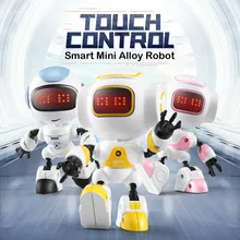 R8 R9 робот сенсорное управление светодиодный глаза Robo умный Интеллектуальный Голос DIY Модель жеста тела развивающие игрушки роботы для детей игрушки