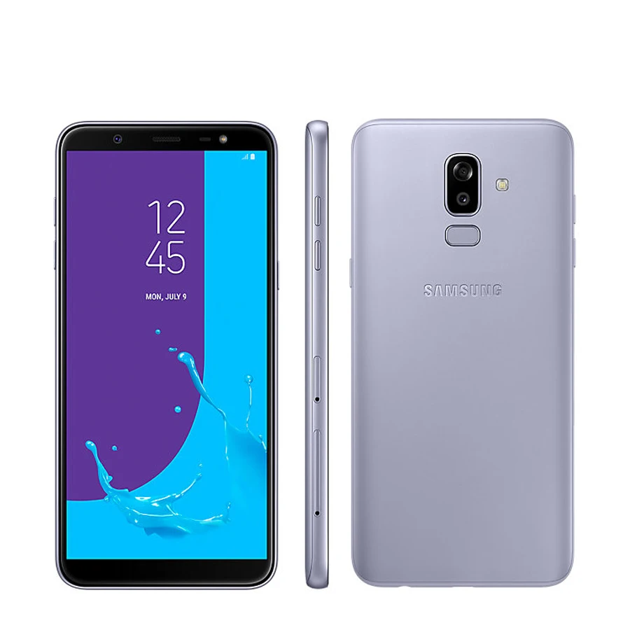 6 дюймов Глобальный samsung Galaxy J8 J810F-DS, 3 Гб оперативной памяти, 32 Гб встроенной памяти, мобильный телефон Snapdragon 450 16MP 5MP 16MP Android с двумя сим-картами 4G смартфон