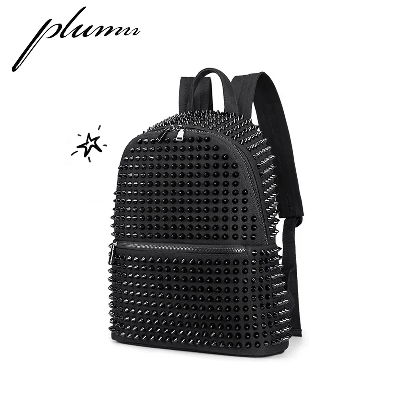 

Plumn Rivet Backpack Men's and Women's Canvas Backpack