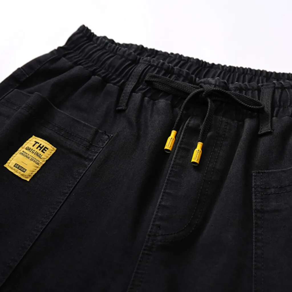 Мужская Новая мода Плюс Размер повседневные сафари стильные брюки свободные длинные брюки джоггеры повседневные штаны мужские теплые брюки M-7XL