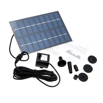 

Solar-Powered Water Pump Silicon Mini Solar Water Pump Power Panel Kit Fountain Pool Garden Pond Submersible Watering