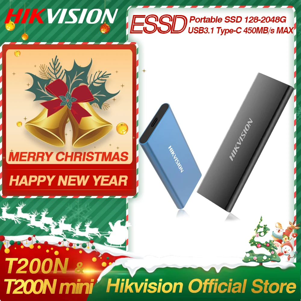 Портативный SSD накопитель Hikvision HikStorage 128 ГБ 512 Гб внешний 1 ТБ диск 256 USB3.1 Type C