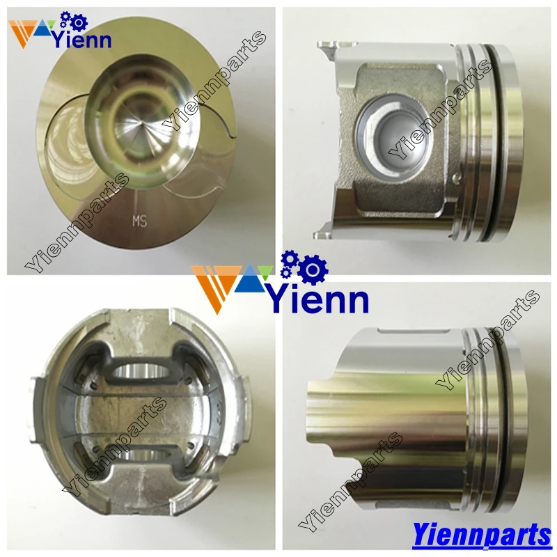 

For Komatsu 4D106 S4D106-2XHF S4D106-1FA Piston Kit For Komatsu PC110R-1 PC95R-2 PW110R-1 PW95R-2 Excavator Engine Repair Parts