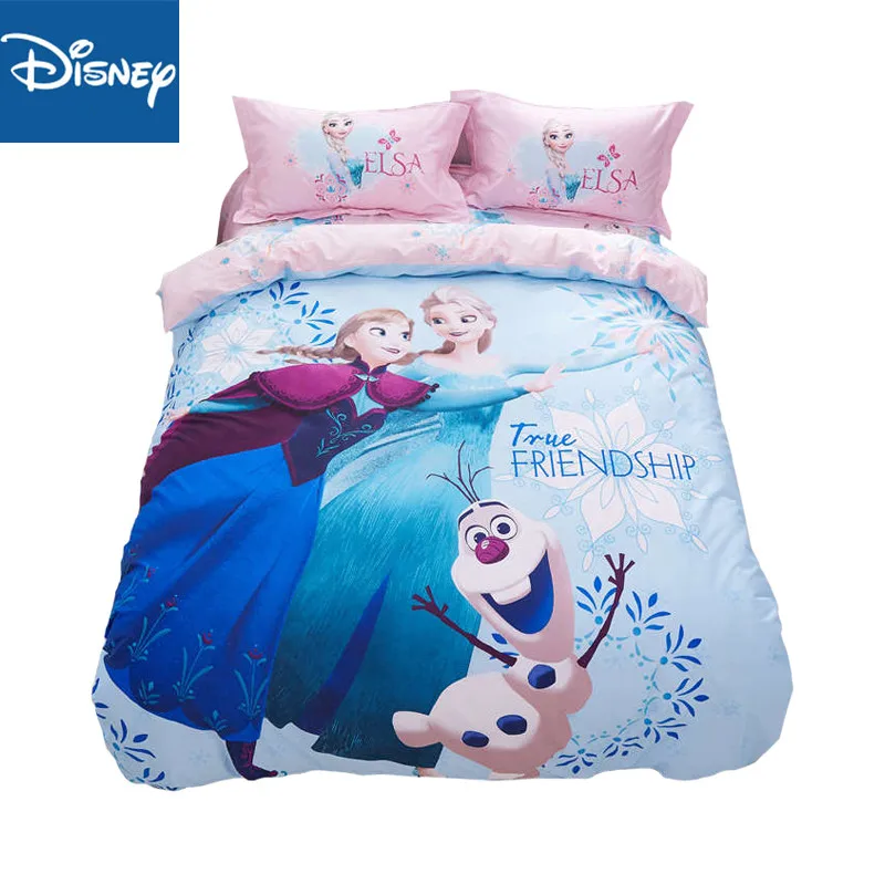 Disney Frozen Bedding Set For Children Bed Decor Twin Size Duvet