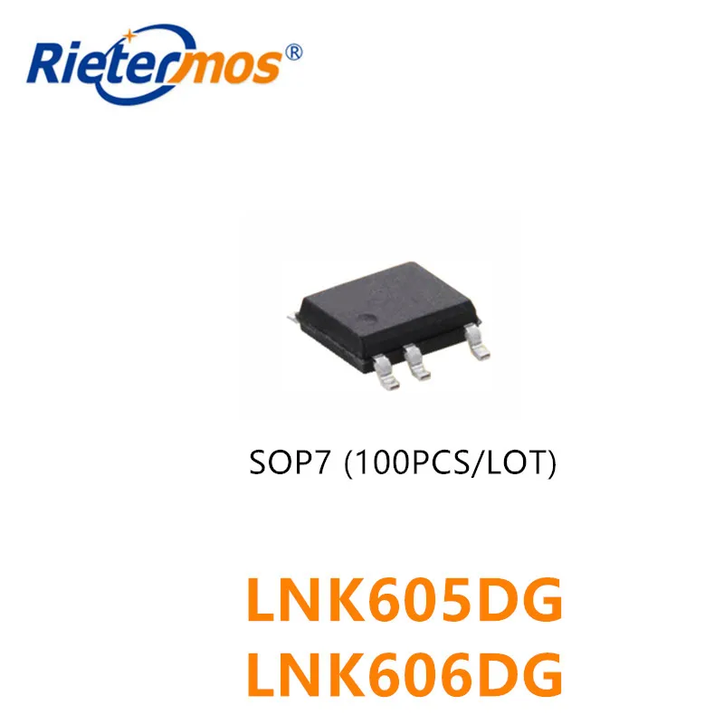 100 шт. LNK605DG LNK605D LNK605 LNK606DG LNK606D LNK606 SOP7 SMD оригинал | Электроника