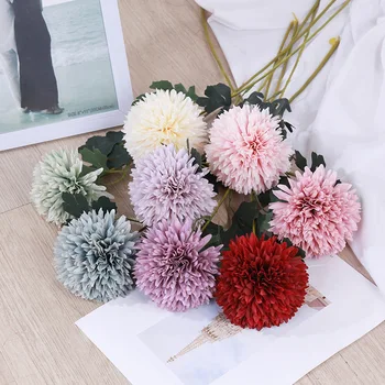 

8Pcs 53cm Artificial Dandelion Flower Silk Hyacinth Flower Wedding Decoration for Home Party Hotel Garden Decorations
