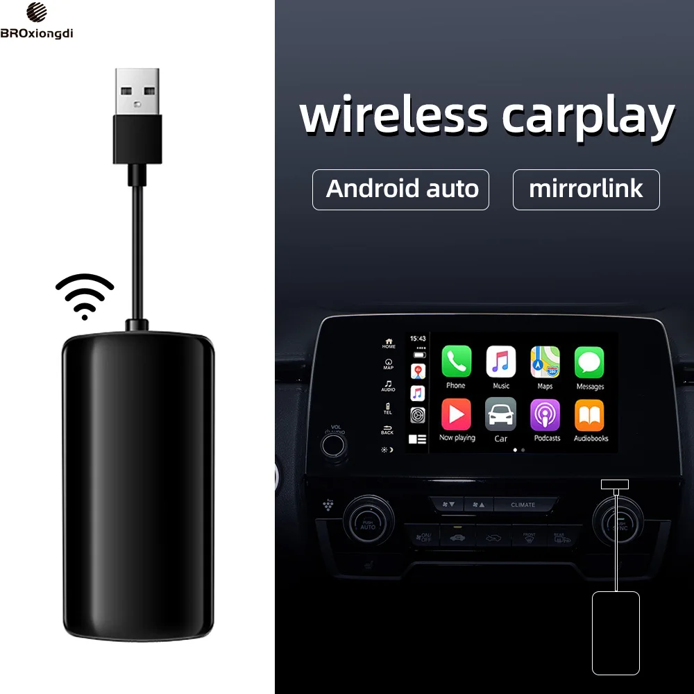 Беспроводной ключ iso Carplay/Автомобильный адаптер Android Carplay Smart Link USB-адаптер для