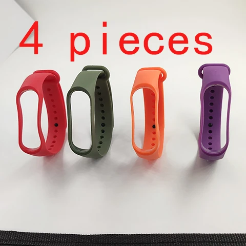 Для xiaomi mi band 4 ремешок браслет часы силиконовый ремешок для xiaomi mi band 3 браслет mi band 4 NFC анти-потеря ремешок - Цвет: R