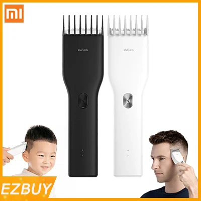 

Xiaomi ENCHEN Boost USB Electric Hair Clipper Two Speed Ceramic Cutter Hair Fast Charging Hair Trimmer Children Hair Clipper